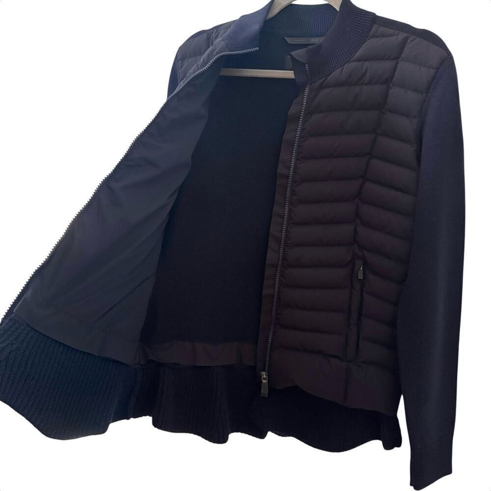 KJUS Ramona Insulation Jacket Knit Merino Wool Sweater Navy Blue Size 36 Small - Picture 5 of 14